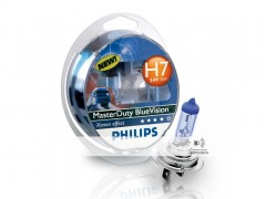 Галогеновая лампа Philips H7 MasterDuty BlueVision 4000K набор